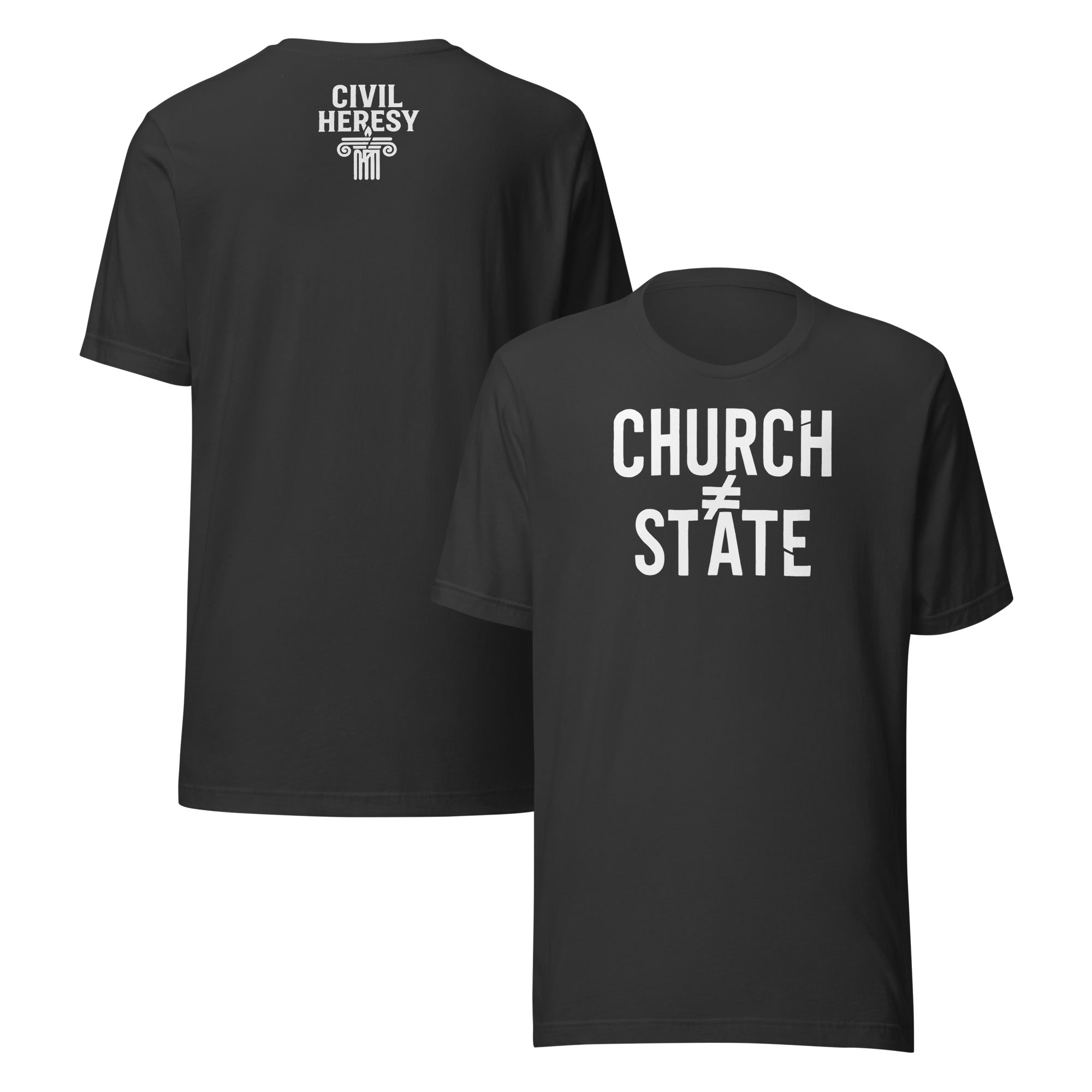 Church ≠ State Unisex T-Shirt – Rebellious Satire Tee for Free Thinkers