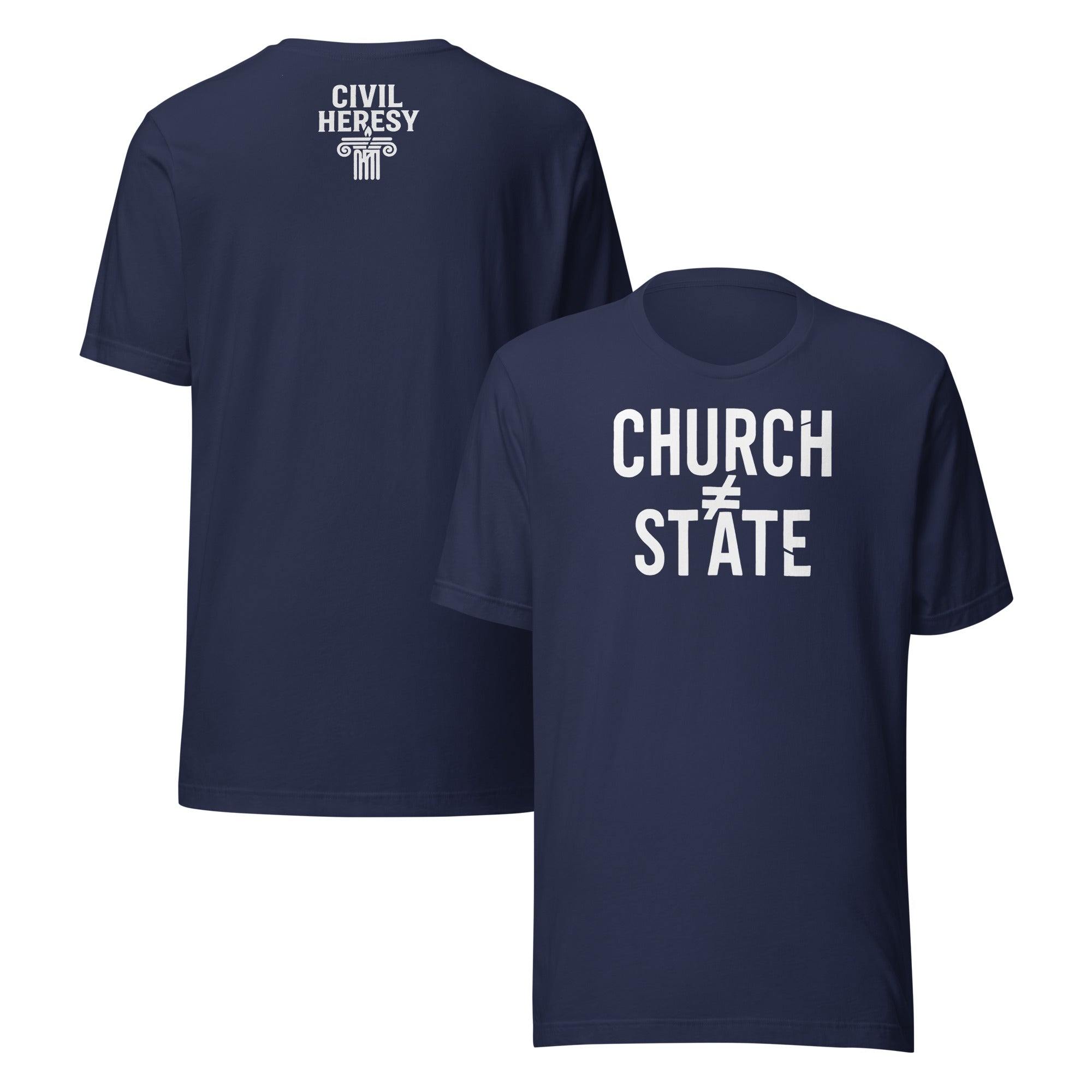Church ≠ State Unisex T-Shirt – Rebellious Satire Tee for Free Thinkers