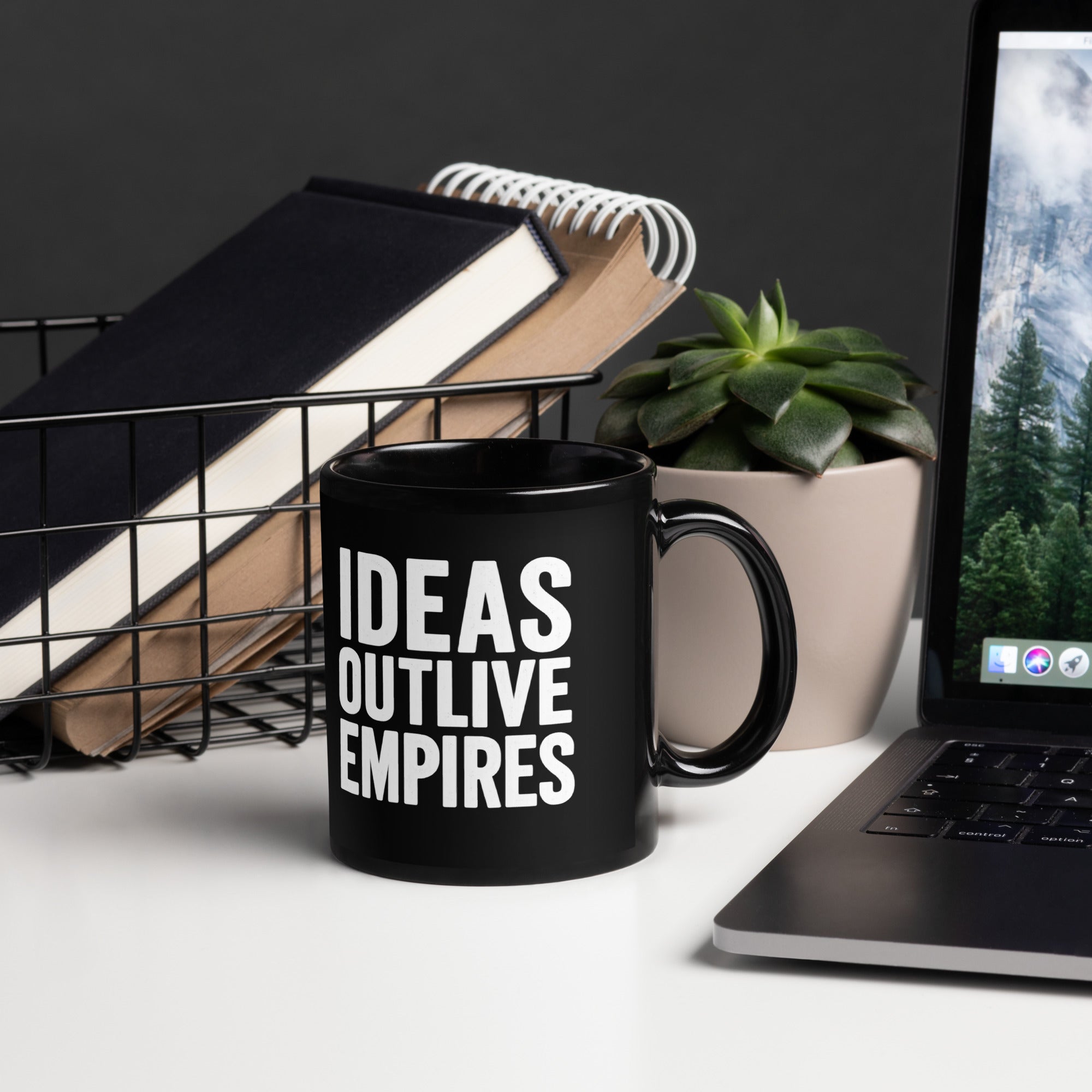 Ideas Outlive Empires Mug – Rebellious Satire Coffee Cup for Free Thinkers