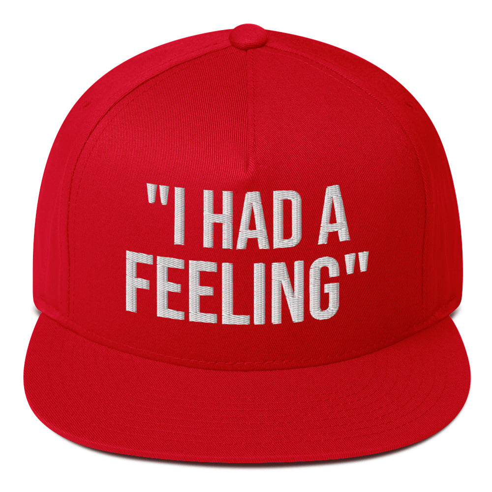"I had a feeling" – Civil Heresy Protest Flat Bill Cap
