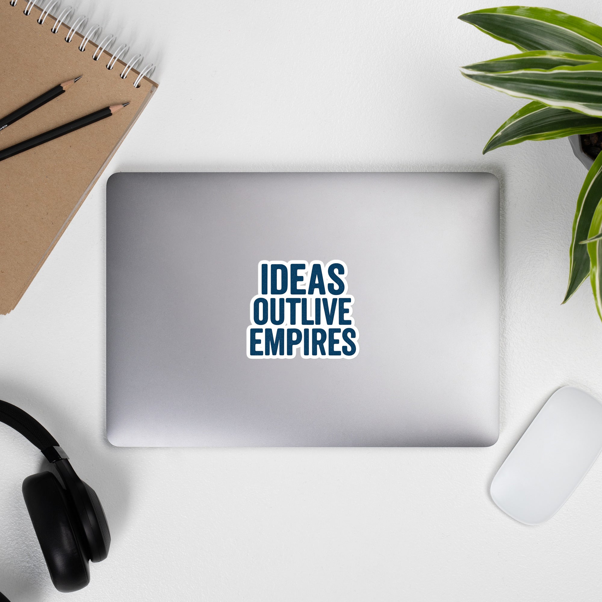 Ideas Outlive Empires Sticker – Rebellious Satire Decal for Free Thinkers