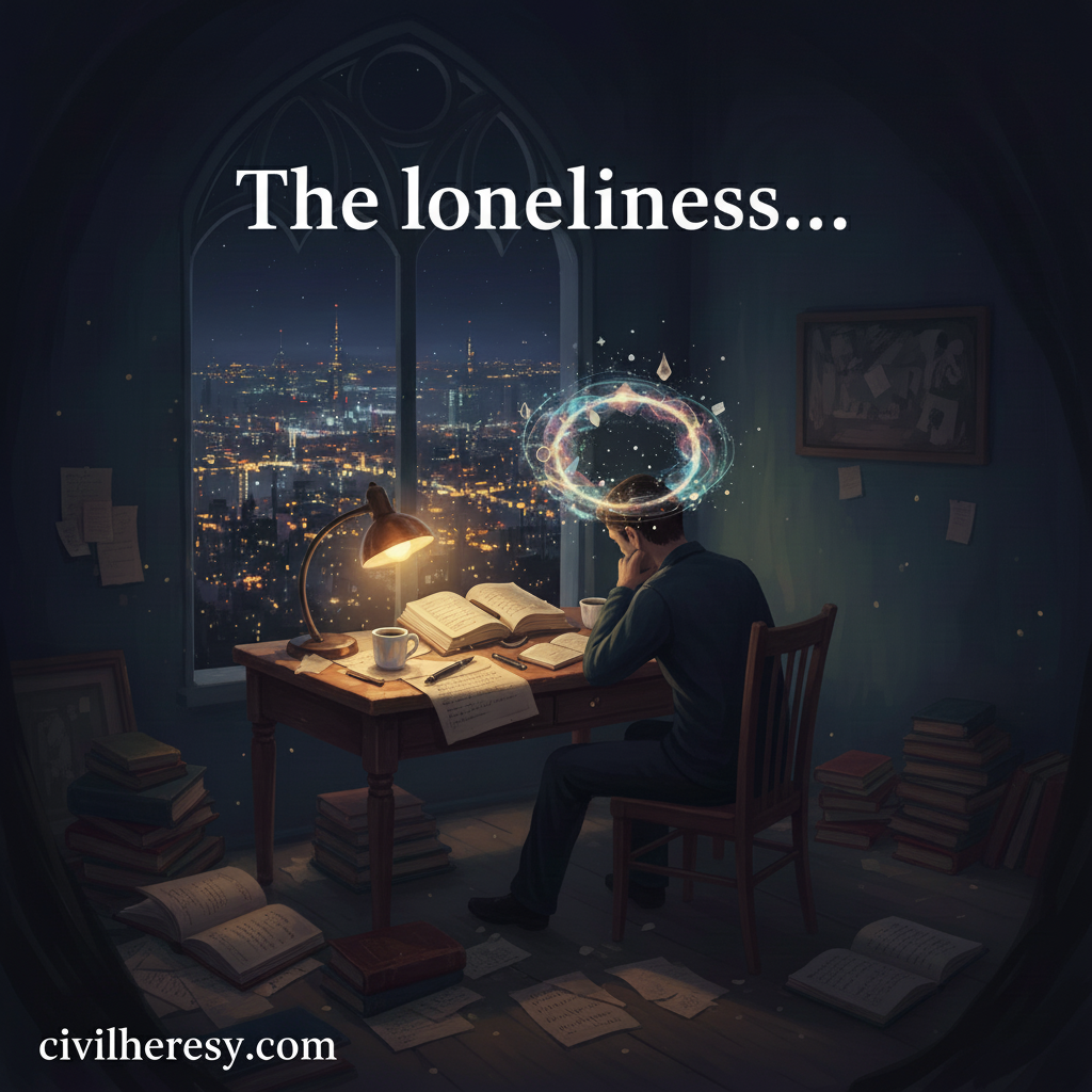 The Loneliness – Dark Political Satire Anti-Authoritarian Digital Art Download