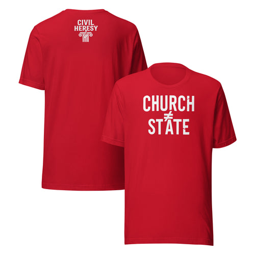 Church ≠ State Unisex T-Shirt – Rebellious Satire Tee for Free Thinkers